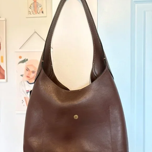 Coach Brooklyn 28 Maple Leather Shoulder Bag - Picture 2 of 7
